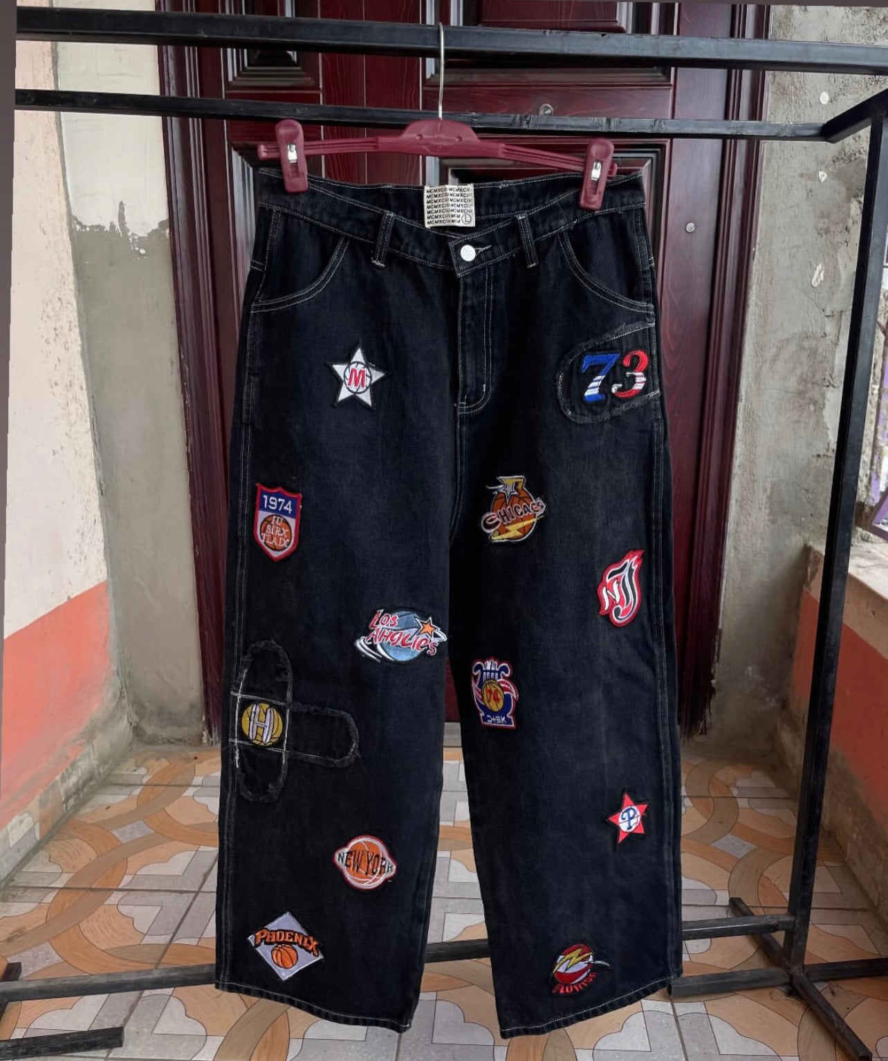 Y2K baggy aesthetic jeans