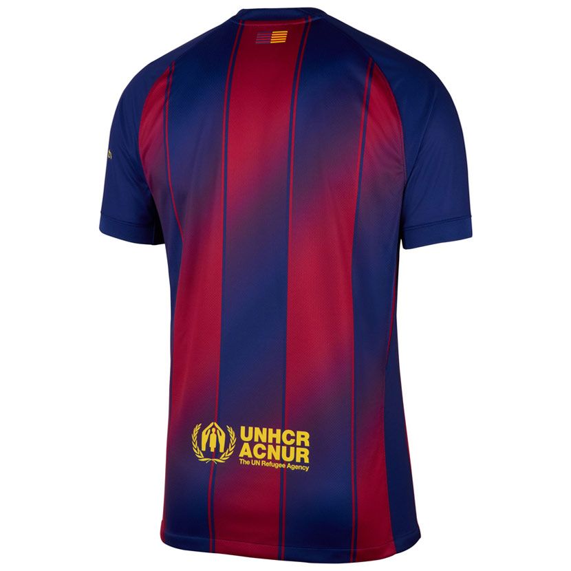 NIKE FC BARCELONA 25/26 STADIUM HOME JERSEY MENS DEEP ROYAL/RED