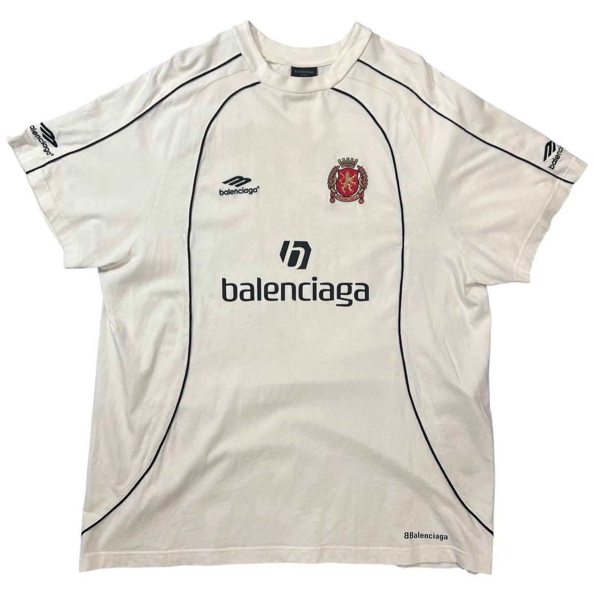 BALENCIAGA 2024SS BALENCIAGA PARIS Bootball Game T-Shirt