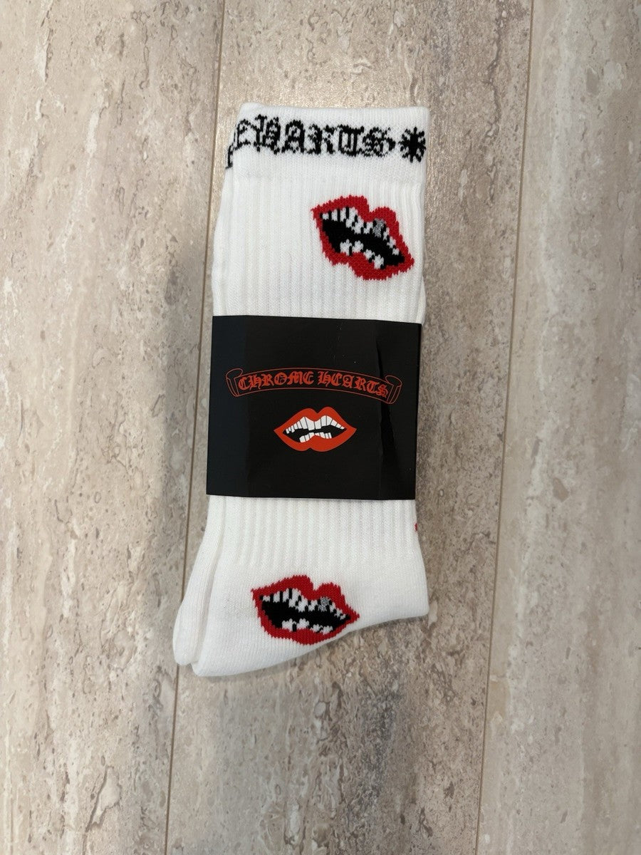Chrome Hearts Matty Boy Red Lip Socks